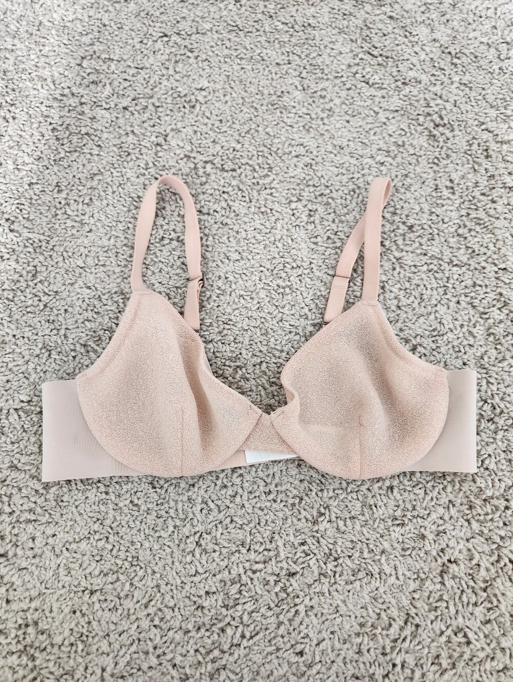Spanx Sheerflex Fit To You Bra Champagne Beige Size Small A-C Cup - Picture 1 of 5